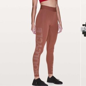 • Lululemon • Ride & Reflect Tight 28" *lululemon X SoulCycle Adobe Dust 8